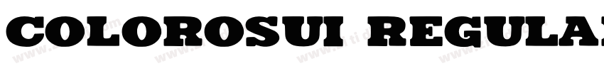 ColorOSUI Regular字体转换